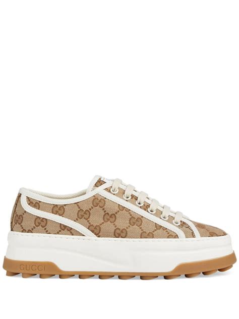 gucci original gg sneakers|silver gucci sneakers women's.